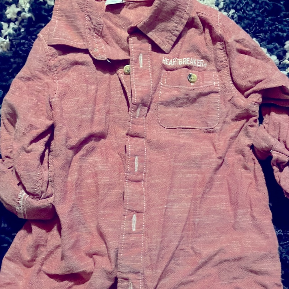 Of navy 4t button down